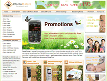 Tablet Screenshot of pandaphone.com